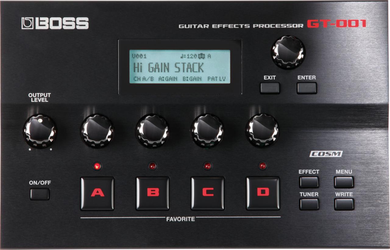 BOSS GT-001 电吉他综合效果器