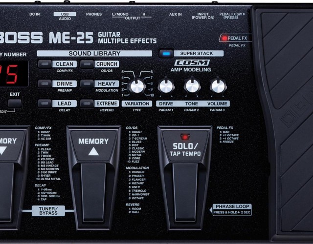 BOSS ME-25 电吉他综合效果器